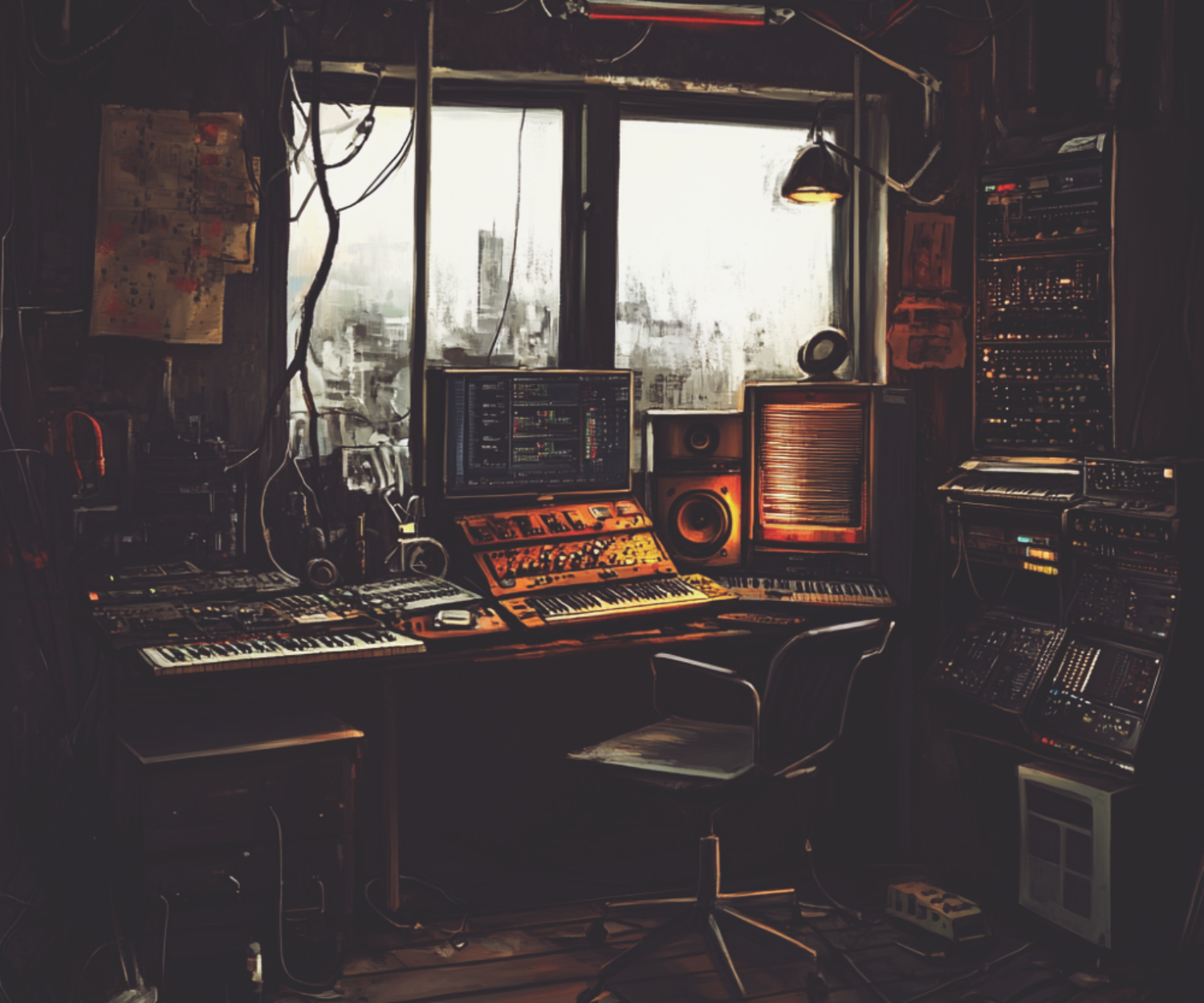 Hintergrund des Covers der EP "Travel Through" von moonl8 & Duktus T