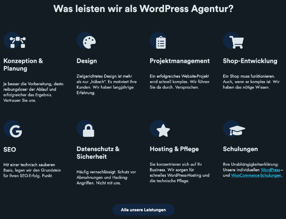 Screenshot der Elbnetz-Website