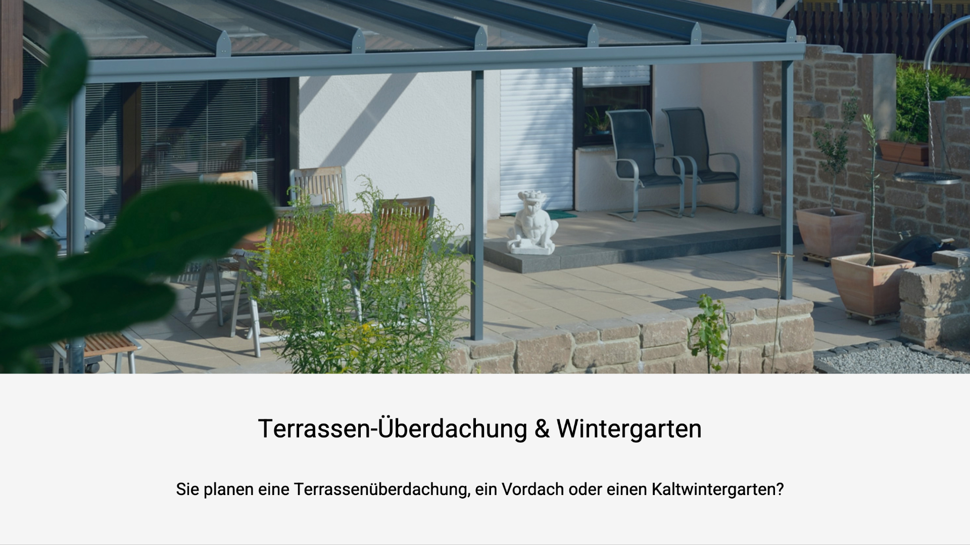 Screenshot der Glasio-Website