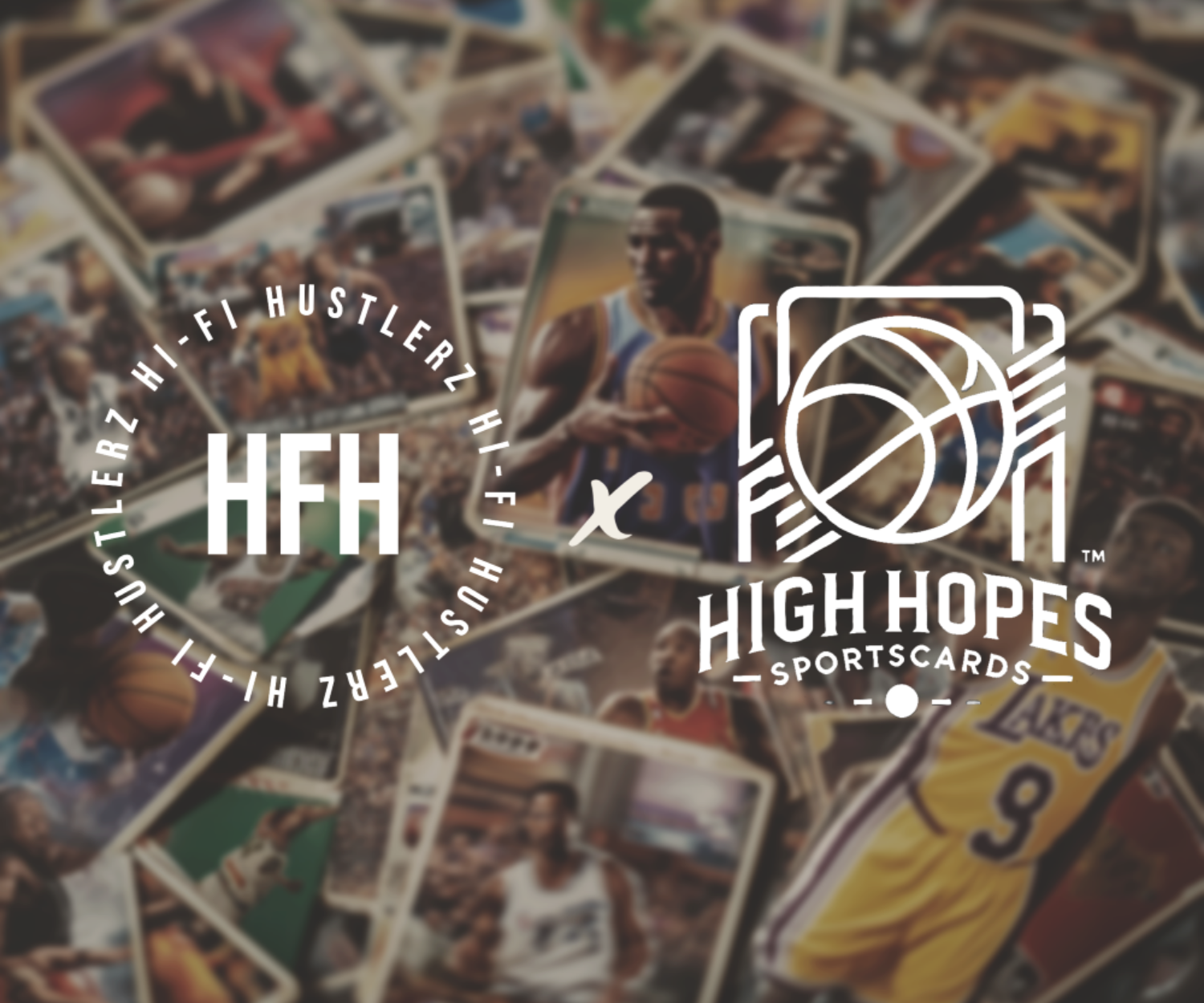 Cover-Ausschnitt des Songs "High Hopes" von Hi-Fi Hustlerz und High Hopes Sportscards
